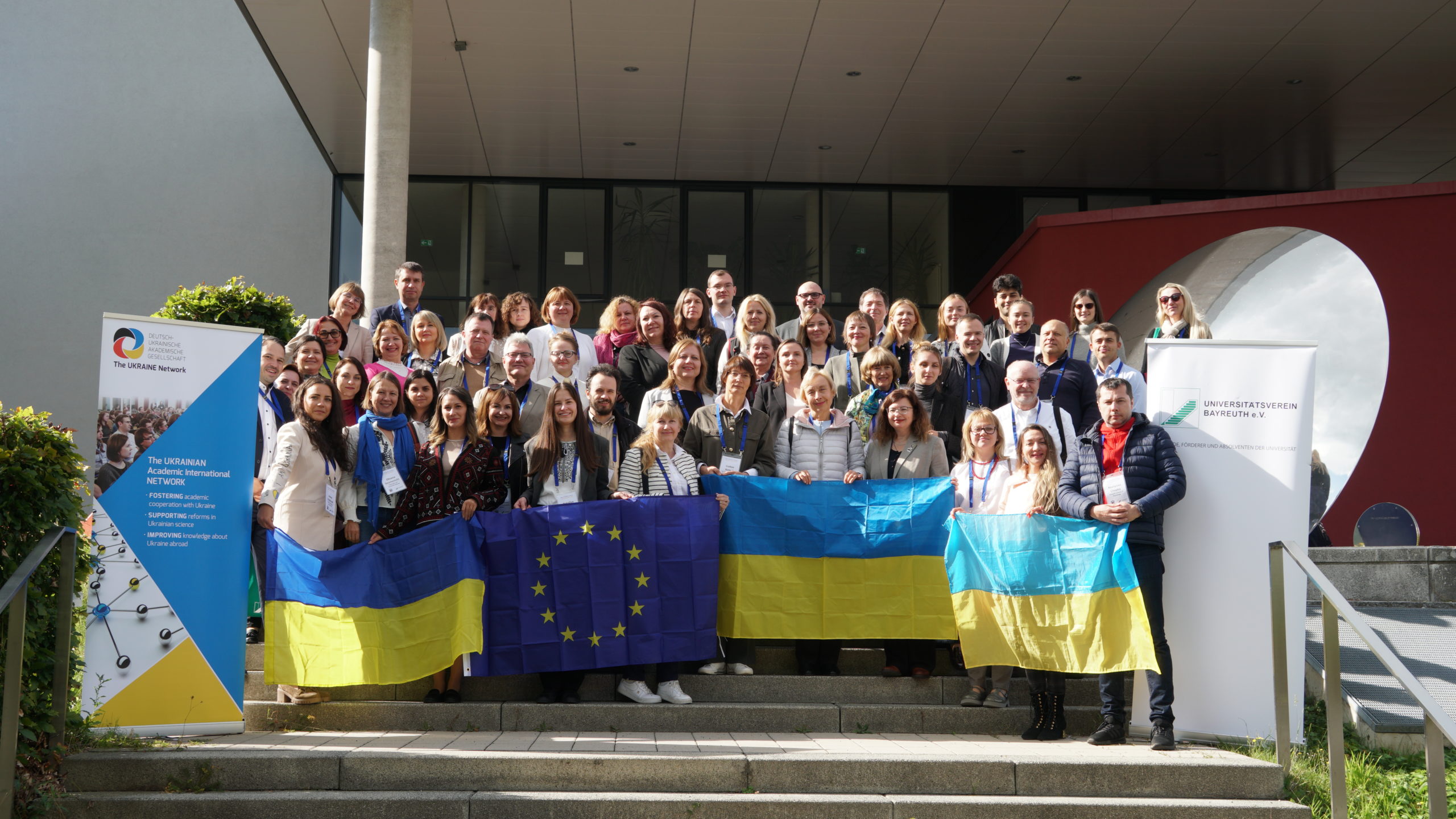 Gruppenfoto „Tage der Ukraine in Bayern“ an der Universität Bayreuth