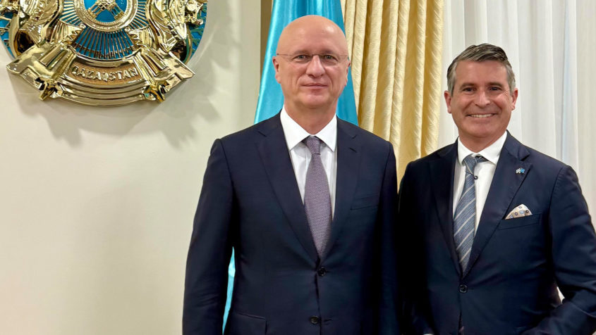 Der Erste stellvertretende Premierminister der Republik Kasachstan, ...