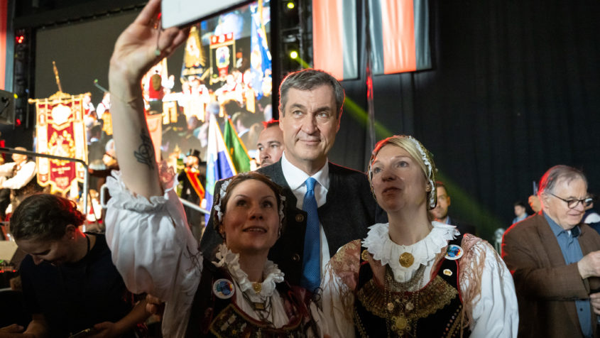 Selfie mit dem Bayerischen Ministerpräsidenten.