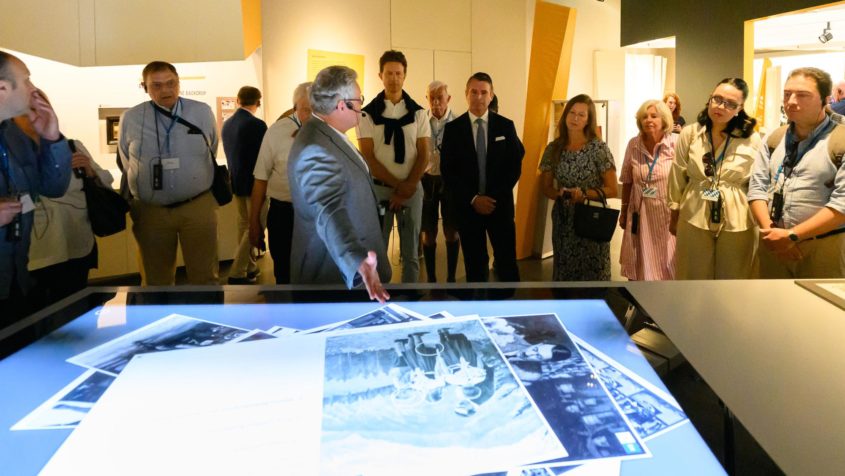 Führung durch das Dokumentationszentrum Obersalzberg.